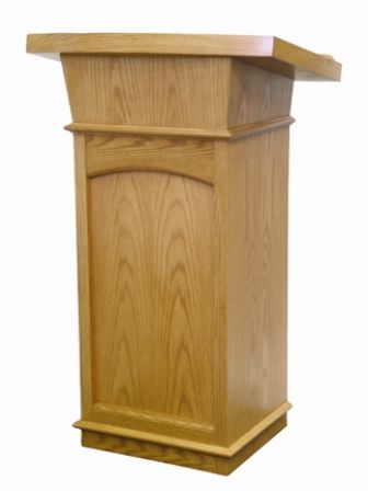 Lectern 520 Two Interior Shelves 24 W